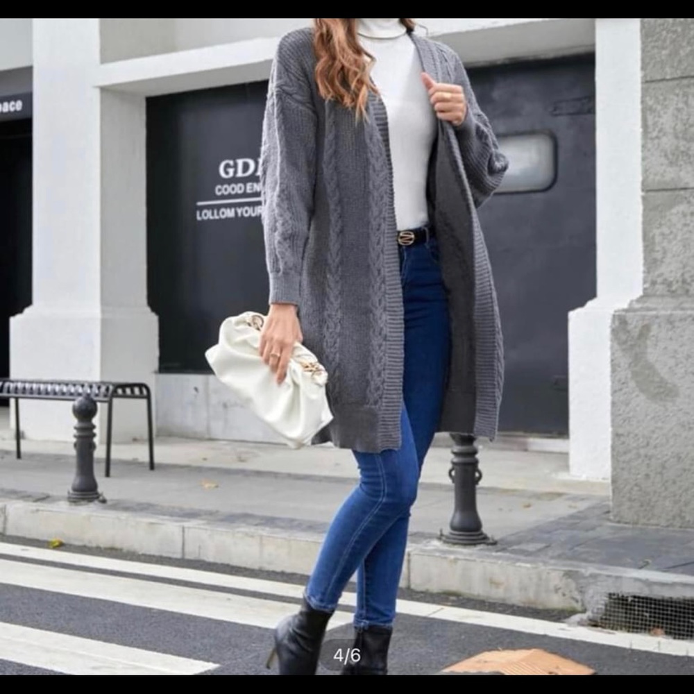 Shein cardigan oversized sweater